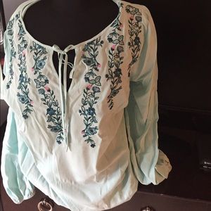 Lane Bryant Blouse Sz -6